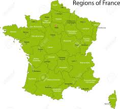 La ville est le lieu d'habitation de près de 8 français sur 10. Vert Carte De France Avec Les Regions Et Les Principales Villes Clip Art Libres De Droits Vecteurs Et Illustration Image 21813597