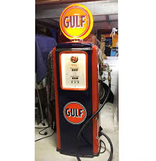 Check out our gas station signs selection for the very best in unique or custom, handmade pieces from our wall hangings shops. Tokheim Gulf Gas Pump Original Restored Fiftiesstore Com