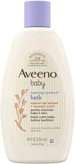 Calming comfort baby bath & wash. Buy Aveeno Baby Calming Comfort Bath Wash With Relaxing Lavender Vanilla Scents Natural Oat Extract Hypoallergenic Tear Free Formula Paraben Phthalate Soap Free 8 Fl Oz Online In Turkey