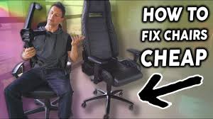How To Fix A Broken Gaming Chair For Cheap Youtube