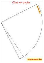 Patron De Cone En Papier A Imprimer Gratuit Pour Fabriquer Une Decoration De Noel En Papier Bricolage Noel Facile Decoration Noel Decorations De Noel En Papier