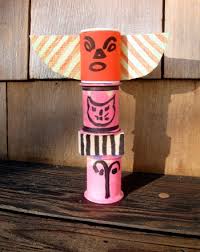 Totem pole basically an output driver circuit use to convert one level of voltage into another level of voltage. Craft A Mini Totem Pole Activity Education Com