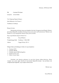 Surat lamaran yang di ketik hendaknya diketik pada kertas yang bagus kualitasnya (minimal hvs 60 gram) dengan jarak pengetikan 1,5 spasi, menggunakan karakter huruf yang mudah dibaca. Job Application Research Papers Academia Edu
