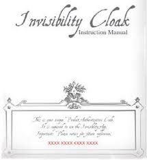 Saga completa en un solo link. Harry Potter Invisibility Cloak Now Only 15 Inside The Magic