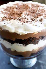 Chocolate Trifle With Bananas And Whipped Cream Recipe Foodal Recipe Cream Recipes Chocolate Trifle Chocolate Trifle Desserts