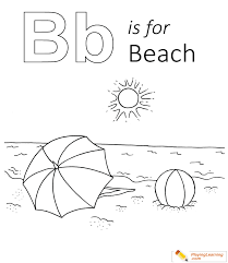 Color by number coloring pages for adults. B Is For Beach Coloring Page 01 Free B Is For Beach Coloring Page