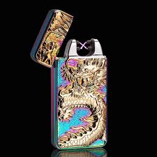 Dragon Usb Rechargeable Plasma Arc Pulse Metal Electric Lighter Electric Lighter Metal Lighter Lighter