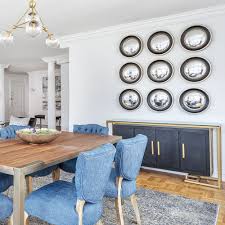 Howard Elliott Patterson Convex Mirrors In New York City Dining Room Dining Room Mirror Decor Mirror Dining Room City Dining