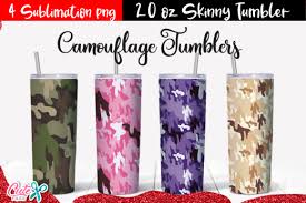 Where can i find more awesome free svgs like creative fabrica is another online marketplace for fonts, graphics, logos, svg files and more. 20 Oz Skinny Tumbler Camouflaje Template Graphic By Cute Files Creative Fabrica