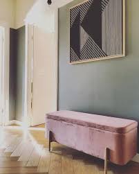 Asare Bank Mit Stauraum Messing Und Samt In Zartrosa Made Com Furniture Home Decor Chaise Lounge