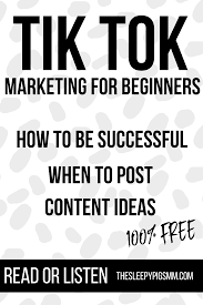 How to be successful on tiktok. Tik Tok Marketing For Beginners Social Media Marketing Business Social Media Success Social Media Marketing Plan