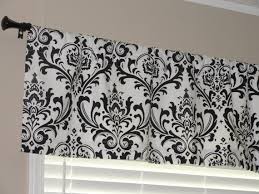 Black And White Valance Curtains Premier Prints Black And White Damask Valance 50 Wide X 16 Long Lined Or Unlined White Damask Black And White Valance Patio Door Valance Ideas