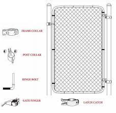 Follow our detailed instructions you will be professional in fence installation. Chain Link Fence Gates Framed Chain Link Netting Panels With Rollers