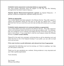 Jun 12, 2014 · if your witness statement is made only to deal with a discrete issue as part of a larger matter about which you would be able to give more evidence then you should start by explaining that. Testimony At Court A Randomised Controlled Trial Investigating The Art And Science Of Persuading Witnesses And Victims To Attend Trial Crime Science Full Text