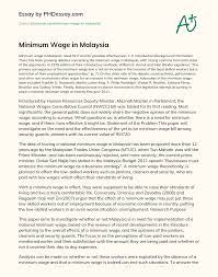 Latest statistics on minimum and average salaries in malaysia. Minimum Wage In Malaysia Phdessay Com
