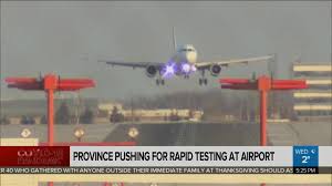 Business Report Rapid Covid Testing At Pearson Airport