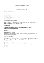 Ejemplos de títulos de curriculum vitae. Ejemplo De Curriculum Vitae Combinado Homework Directory
