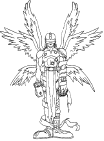 Set off fireworks to wish amer. Digimon Coloring Pages