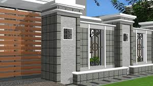 Pagar batu alam dengan material dari andesit ini dijadikan sebagai pagar tembok permanen untuk rumah minimalis. Inspirasi Pagar Rumah Minimalis Kombinasi Batu Alam