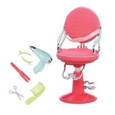 Our Generation Sitting Pretty Doll Salon Chair Pink Quilted Hearts Pretty Dolls Our Generation Dolls Salon Chairs