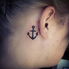 You can get everything you like for a tattoo behind the ear, from stars, moon to flowers, or music notes. Pin On Anchor Tattoo