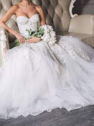 Used Reem Acra Heavenly Lace Wedding Dress Size 0 3 500 Wedding Dresses Size 12 Wedding Dress Dresses