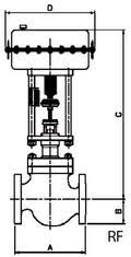 Automatic Control Valves H800 Dimensions Weights