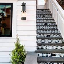 How To Add A Pop Of Color To Your Outdoor Space With Cement Tiles Granada Tile Cement Tile Blog Tile Ideas Tips And More Outdoor Stairs Exterior Stairs Exterior Tiles