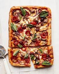 It S Pizza Night Diy Our Quick Dough And Pile On Inventive Toppings Martha Stewart Living Pizza Recipes Recipes Good Pizza