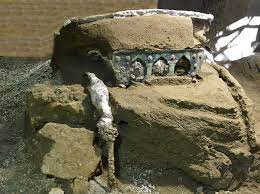 Pompeii contains two different worlds: A Lamborghini Of Chariots Is Discovered At Pompeii Archaeologists Are Wowed Npr