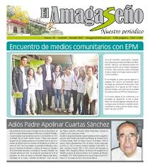 Periódico El Amagaseño noviembre