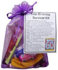 The tweezer will help her perfectly as it comes with a light that illuminations the place and lets her pick the exact hair without disturbing the shape of her brows. 60th Birthday Gift Unique Novelty Survival Kit 60th Birthday For Her Gift For 60th Sixtieth Birth 60th Birthday Gifts Birthday Survival Kit 60th Birthday