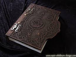 Book Notebook Hardcover Carved Book Of Shadows Magick Book Halloween Spell Book