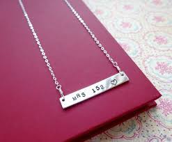 This Item Is Unavailable Etsy Police Wife Necklace Silver Bar Necklace Custom Bar Necklace