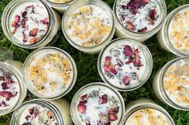 I placed them on a paper and then inside a book to flatten them. Are Dried Flowers Herbs On Top Of Candles Safe Candlemaking