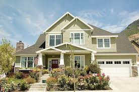 See more ideas about exterior paint colors, exterior paint, house colors. Love The Stacked Stone Tones With The Sage Green And White Trimmings Craftsman House Craftsman Exterior Craftsman Style Homes
