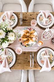 Gather fresh blooms, vibrant moss, glass vases, and colorful wooden eggs. Easter Table With Pottery Barn Cottonwood Co