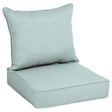 Allen Roth 2 Piece Madera Linen Sea Breeze Deep Seat Patio Chair Cushion Lowes Com Deep Seating Patio Chair Cushions Patio Chairs