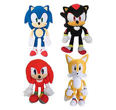 Shadow the hedgehog (シャドウ・ザ・ヘッジホッグ), also known as the ultimate lifeform, is a recurring character in the sonic the hedgehog series of games and related media. Sonic The Hedgehog Shadow Tails Knuckles 8 Plush Toy Kids Boys Girls Set Of 4 Buy Online In Bosnia And Herzegovina At Bosnia Desertcart Com Productid 142523395
