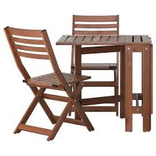 Runnen Decking Outdoor Brown Stained 9 Sq Feet Ikea Outdoor Tables And Chairs Small Balcony Decor Ikea Outdoor
