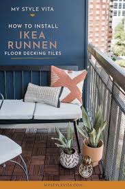 How To Install Ikea Runnen Floor Decking Tiles Ikea Outdoor Flooring Floor Decking Tiles Ikea Deck Tiles