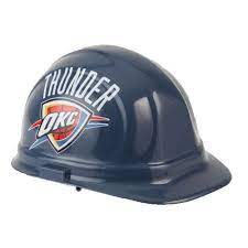 Oklahoma City Thunder Nba Team Hard Hat Hard Hat Hard Hats Oklahoma City Thunder