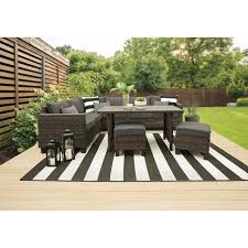 Maybe you would like to learn more about one of these? Better Homes Gardens Brookbury 5 Piece Patio Wicker Sectional Set Walmart Com Walmart Com