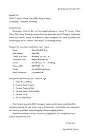 Dengan hormat, sesuai dengan infomasi adanya lowongan pekerjaan di alfamart cilacap yang saya dapatkan dari tribun jateng tertanggal 10. 15 Contoh Surat Lamaran Kerja Di Alfamart Pontianak Kumpulan Contoh Surat