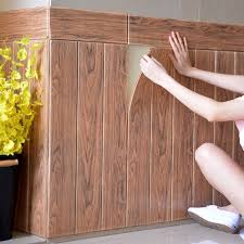 Check out our selection on 3d wood effect wallpaper's to add dimension to any room. 70 35cm 3d Wallpaper Wood Grain 3d Wall Sticker Living Room Mural Bedroom Decorative Stickers Shopee Philippines
