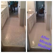 Miracle Method Can Refinish Your Floor Tiles In Just 2 Days Call Us Today Instead Of Going Through The Hassle Of Replacin Tub Tile Tile Floor Kitchen Flooring