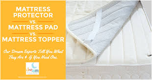 A mattress pad is a thin padded material to add to your mattress, but a mattress topper is a thicker option that offers more cushion on your mattress. What Are The Differences Between Mattress Protectors Mattress Pads And Mattress Toppers Dream Mattress Organics Llc