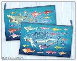 shark size chart etsy