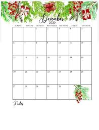 Floral December 2020 Wall Calendar V 2020 G Pechatnye Kalendari Shablony Kalendarej Kalendar Dlya Pechati
