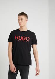 For all customer service queries please. Hugo Dolive T Shirt Print Black Schwarz Zalando De